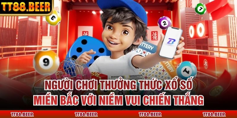 Người chơi thưởng thức xổ số miền Bắc với niềm vui chiến thắng